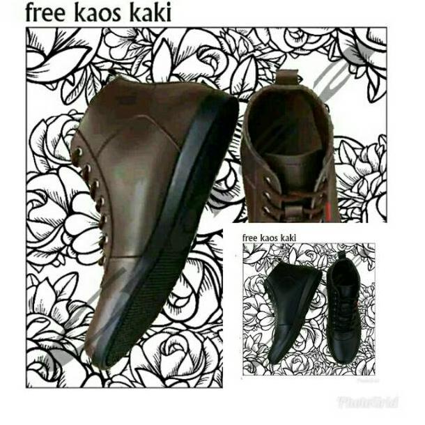 STOK TERBARU sepatu pria gaya korea iron man boots