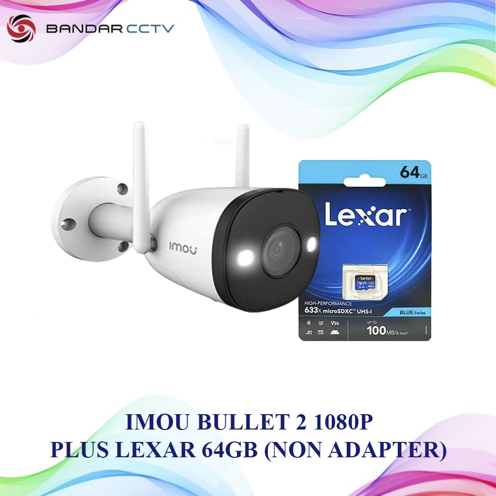 IMOU BULLET 2 1080P Plus Memory Card Lexar