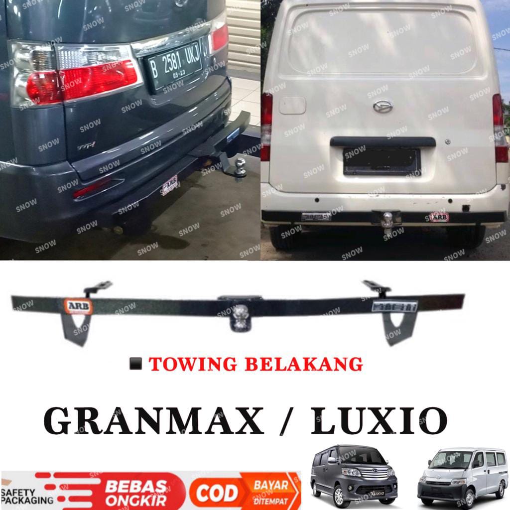 Towing Belakang Bumper Granmax Gran Max Luxio ARB Full Besi