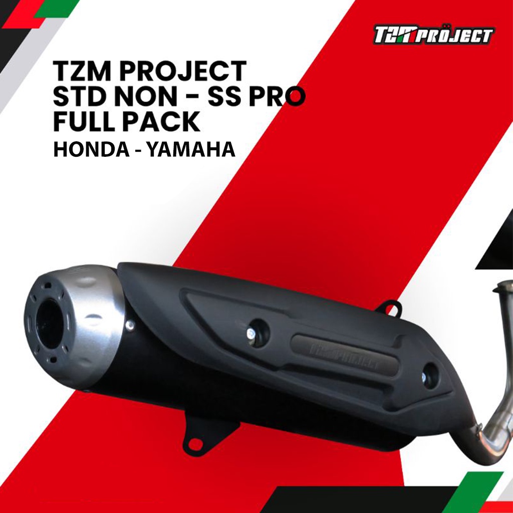 KNALPOT TZM PROJECT ZONA MATIC ORIGINAL beat/scoopy/genio/mio/vario/nmax/aerox/pcx/adv/lexi/Freego