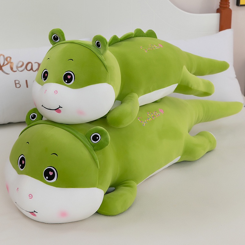 Boneka Dinosaurus Pakai Hodie Keropi Bahan Plush