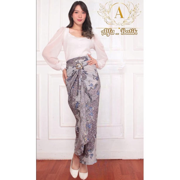 rok lilit wisuda / rok lilit batik bawahan kebaya / rok lilit batik / rok lilit motif batik