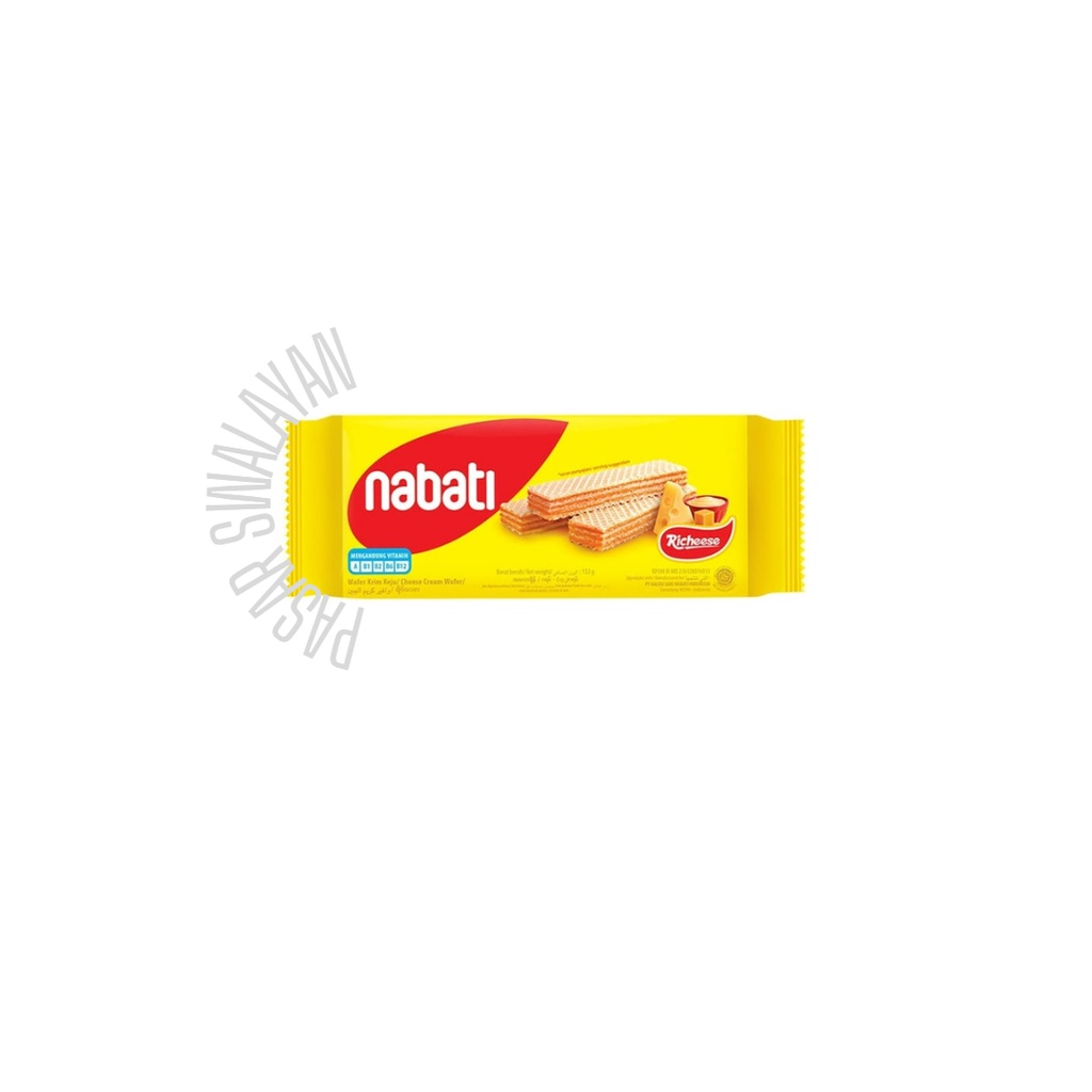 

Wafer Nabati Richeese Krim Keju 125gr