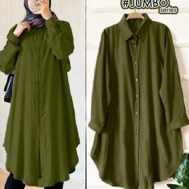 BIG SALE Baju Wanita JUMBO Ukuran Besar LD 140 Bahan Rayon Uniqlo Adem