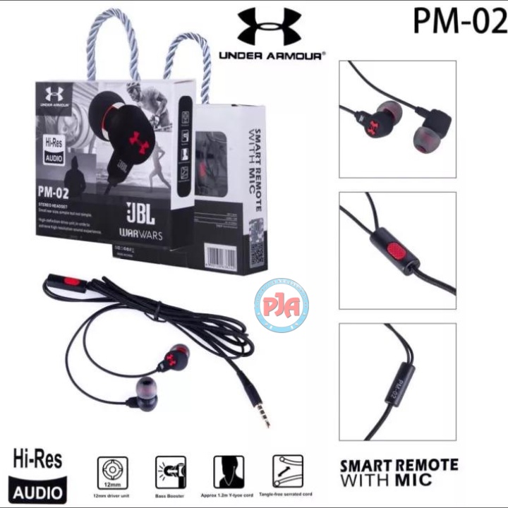 Headset Handsfree Earphone HF Henset JBL PM 02 Super Bass