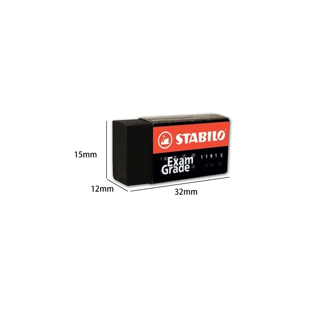 

Penghapus Eraser Stabilo Hitam Exam Grade 1191S