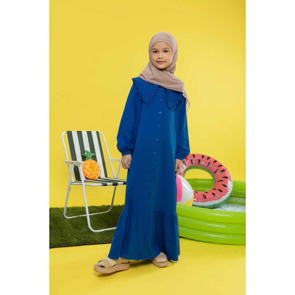 Cottoncut Tiana dress Kids - Dress Crinkle Anak perempuan