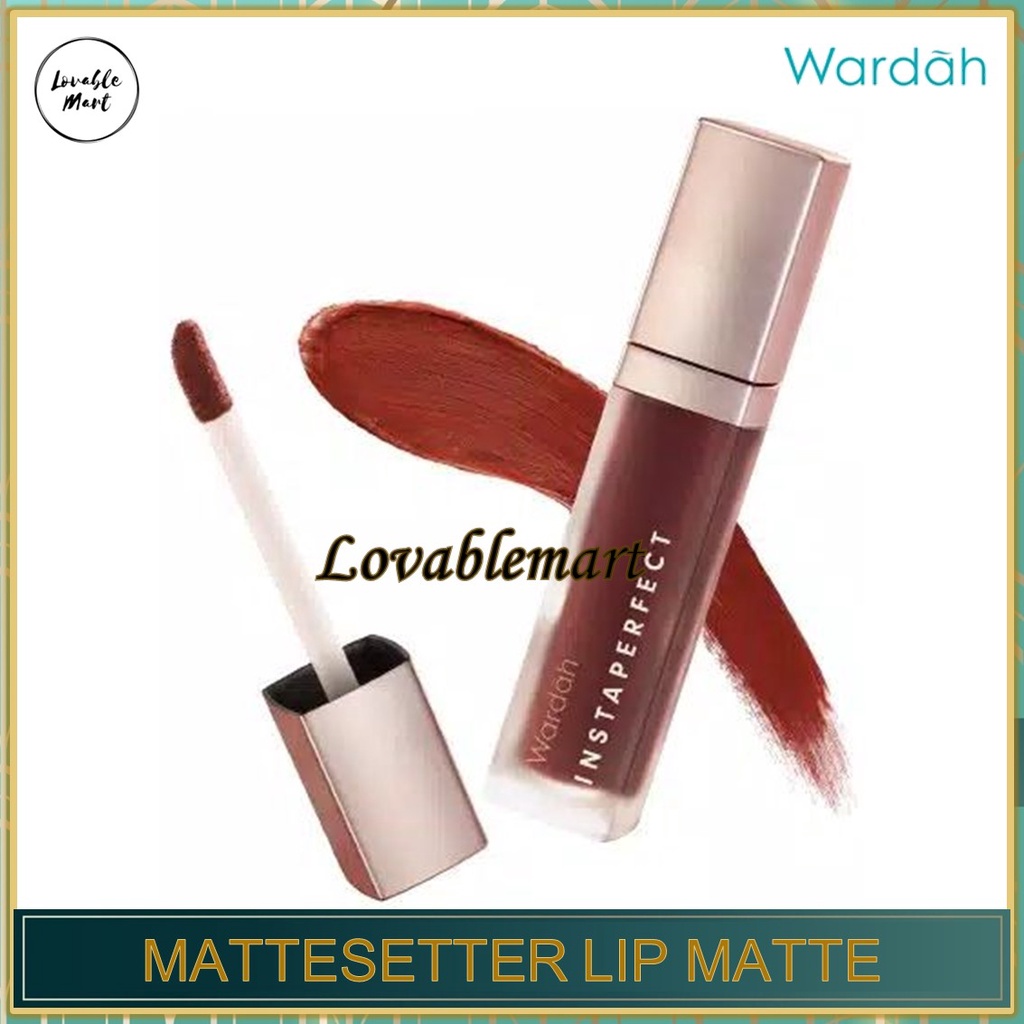 [NEW] Wardah Instaperfect Mattesetter Lip Matte Paint 5.5 g - Moist Lip Cream (Matte Melembabkan, Te