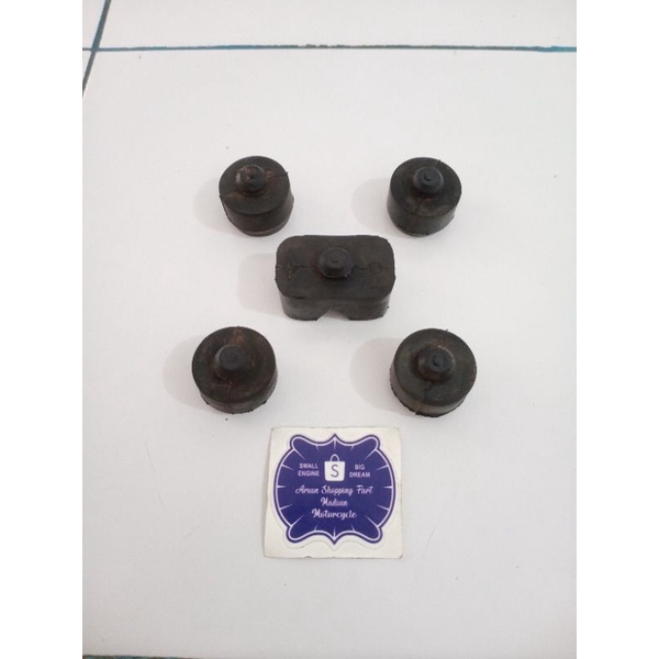 KARET GANJAL BAWAH JOK YAMAHA V80 SUPERDELUXE - V80 EXCELLENT ORIGINAL