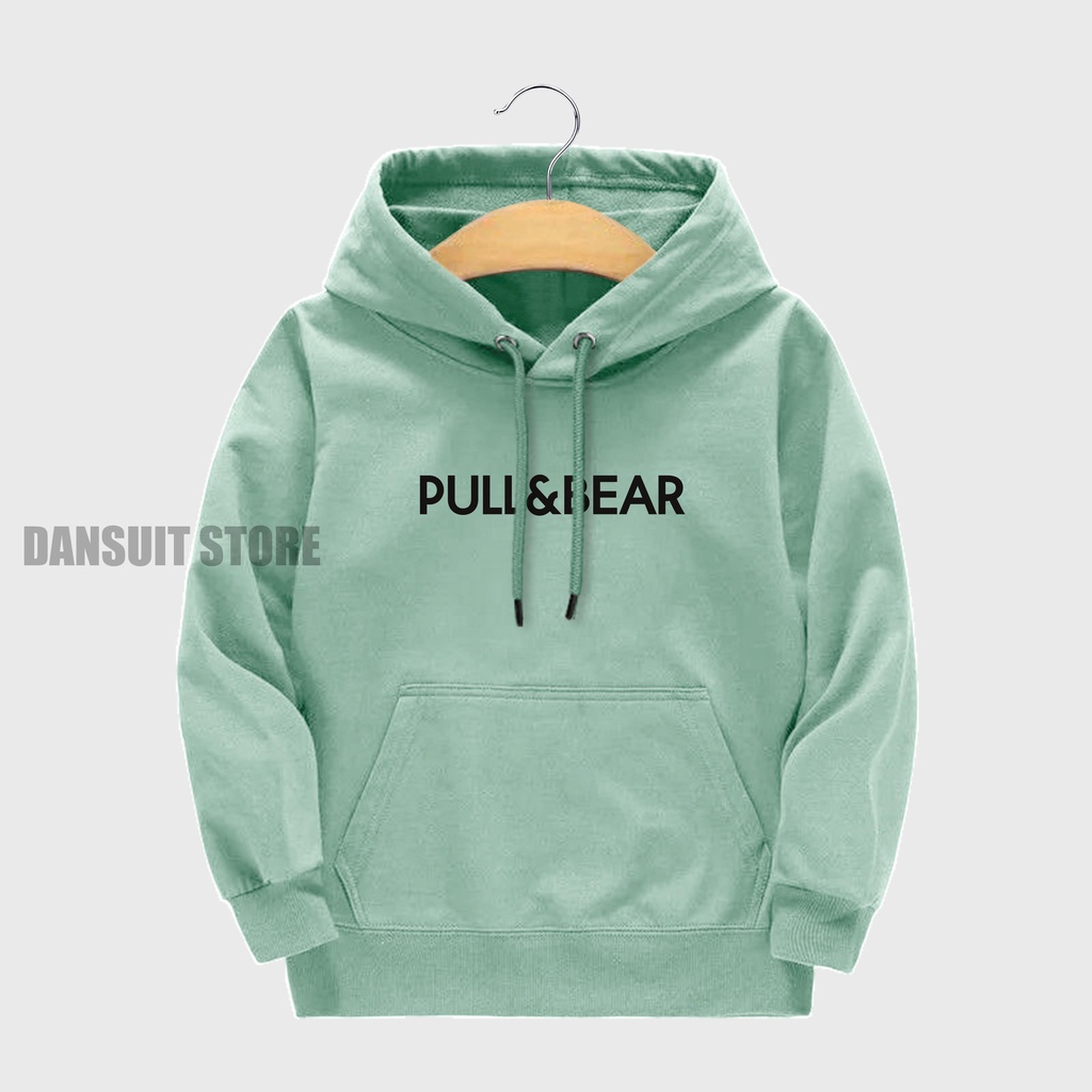 Hoodie Anak Laki-laki/Perempuan Usia 4-13 Tahun Sweater Hoodie Anak PULL &amp; BEAR Motif Terbaru Bahan Tebal Premium