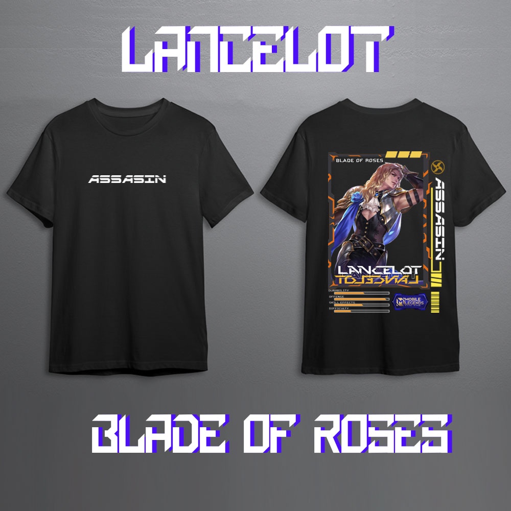 KAOS HERO MOBILE LEGEND LANCELOT ASSASIN FULL SKIN KEREN // KAOS MLBB // KAOS ML