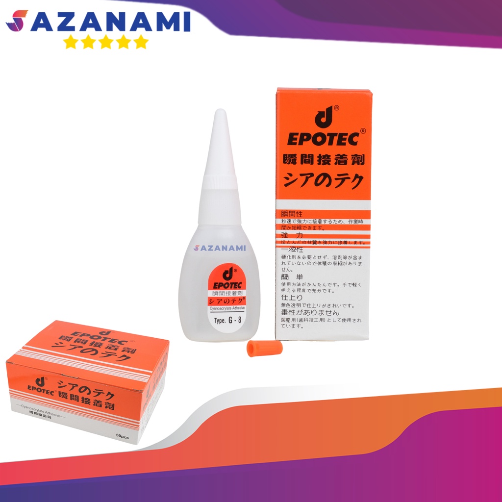 

LEM EPOTEC LEM KOREA POWER GLUE LEM SERBAGUNA1 BOX ISI 50 PCS