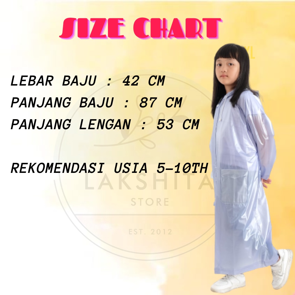 ORIGINAL BROMO Jas hujan Hoodie Terusan Anak Laki Laki Dan Perempuan Motif Karakter Lucu Imut Dengan Tas Belakang Bahan Premium Murah Usia 5 6 7 8 9 10 Tahun TK SD Warna Transparat Putih Hijau Biru Hitam Abu Model Kekinian Terbaru 2023 Bisa COD Promo