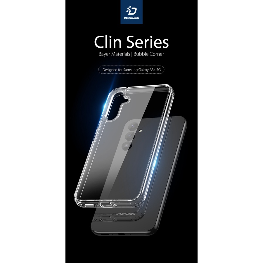 SAMSUNG A34 5G / A54 5G COVER DUX DUCIS CLIN CLEAR CASE WLONS ORIGINAL