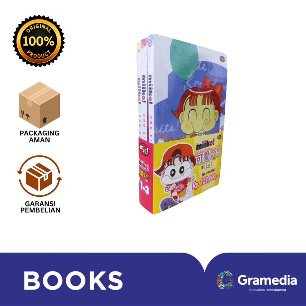 Gramedia Bali - Paket Hai, Miiko 1-3