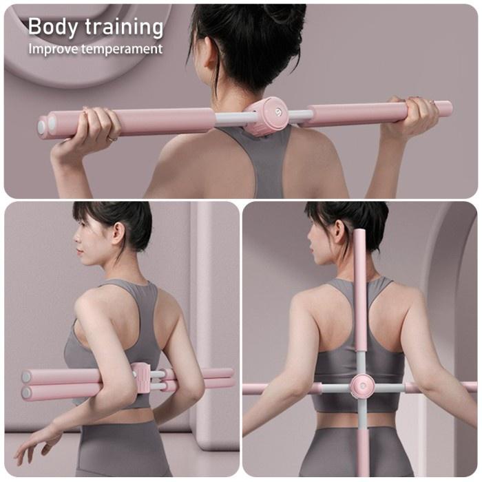 GP Yoga Stick Alat Olahraga Yoga Body Stick Pilates Tongkat Yoga Alat Penegak Punggung(PACKING BOX)