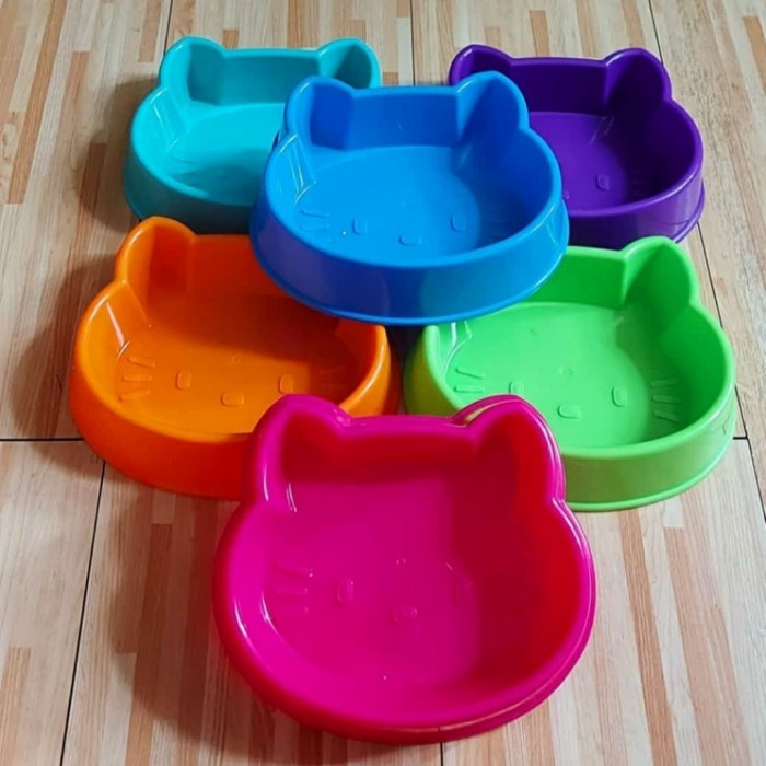 Tempat Makan Minum Single Model HELLO KITTY - Bowl /  Mangkuk Hewan Peliharaan