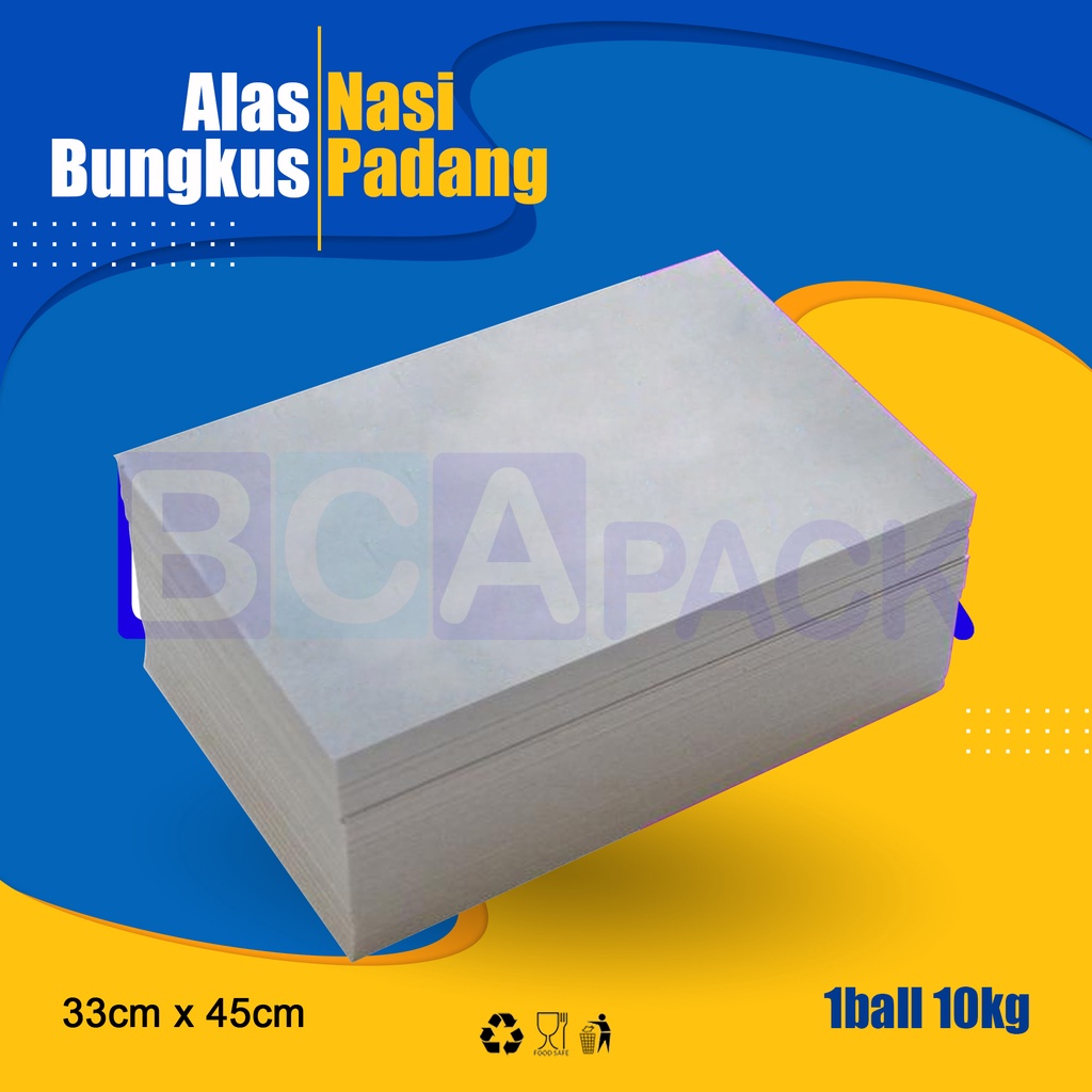 Kertas Putih - Alas Bungkus Nasi Padang - 10 Kg