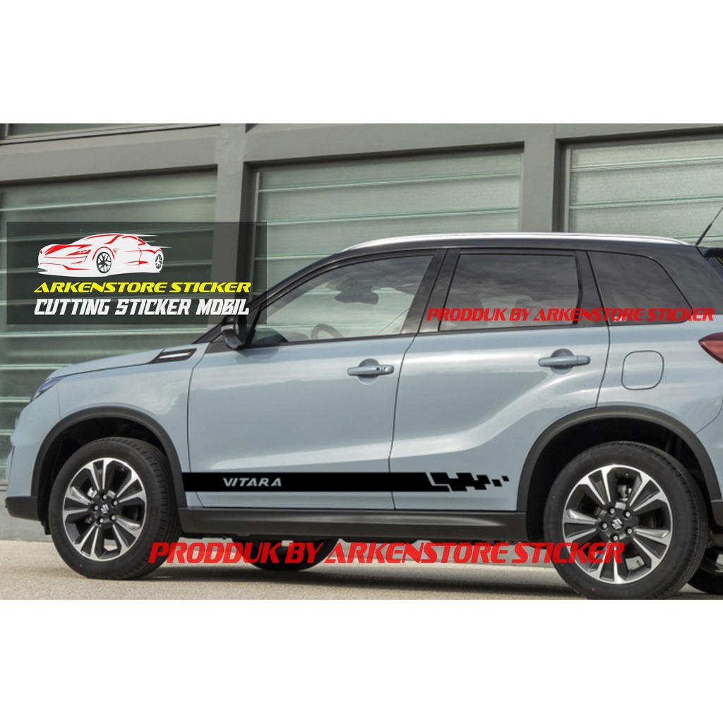 cutting sticker mobil vitara stiker sticker mobil suzuki vitara  terbaru