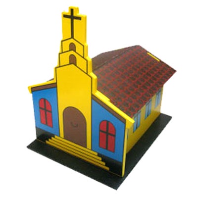 Miniatur Gereja 3D