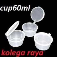 Thinwall cup sambal OTG 60ML isi 50pcs