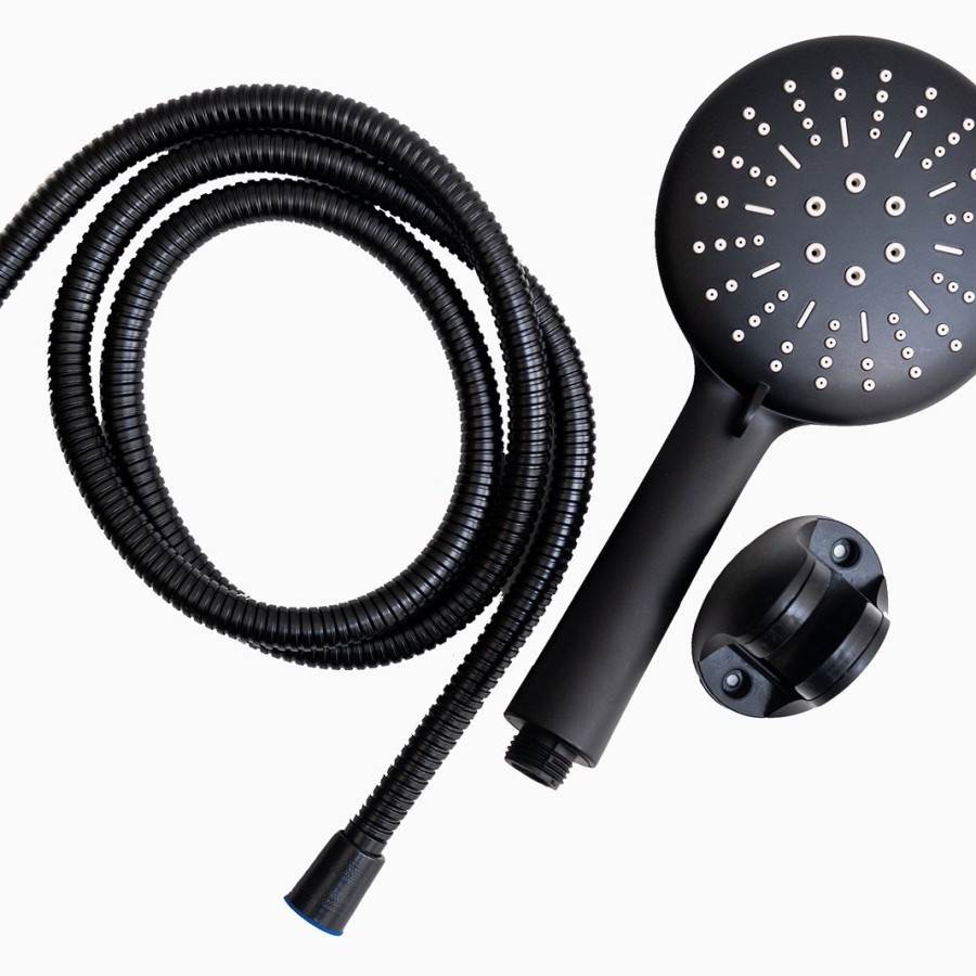 PAKET HAND SHOWER HITAM SHOWER MANDI DAN KRAN DOUBLE HITAM