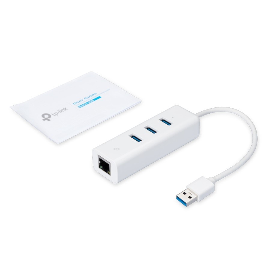 TP-LINK UE330 USB 3.0 HUB 3 Port &amp; 1 Port GIGABIT Ethernet