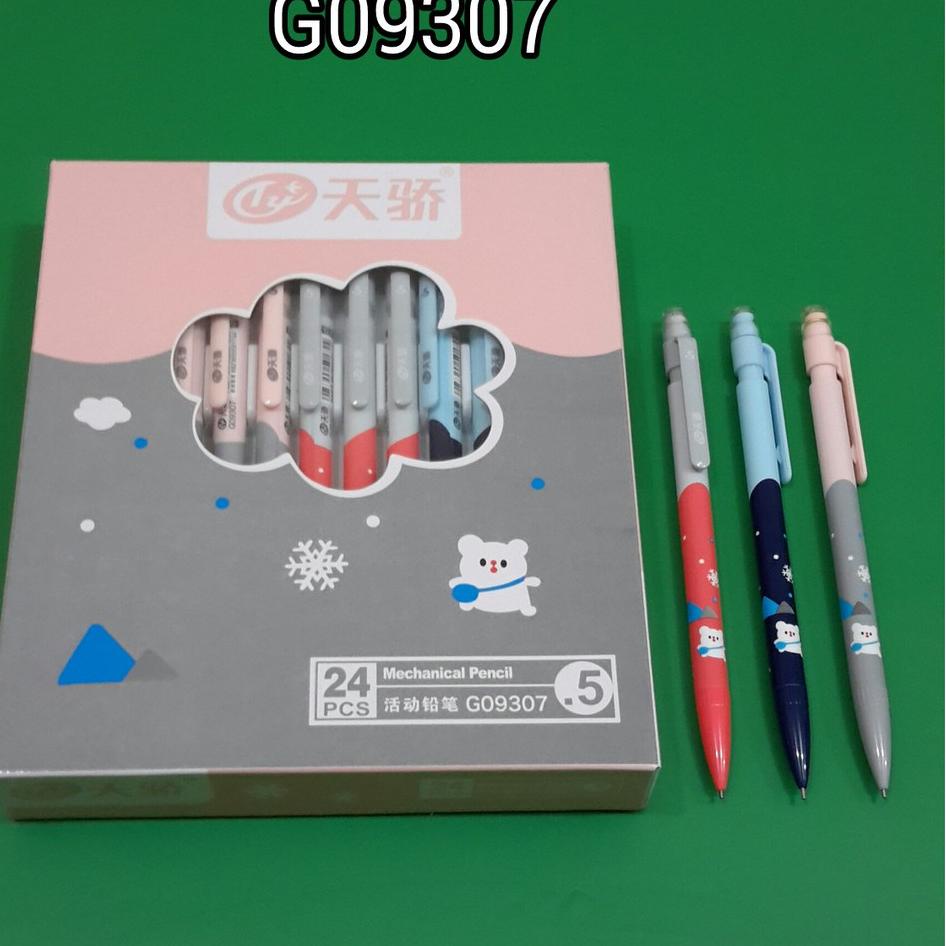 

Model Terkini Pensil mekanik / mechanical pensil tizo fancy elegant bear G isi 24pcs