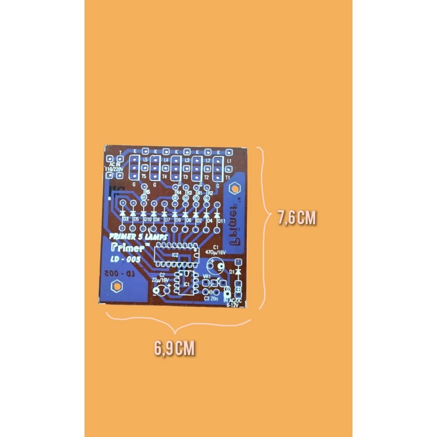 PCB Primer 5 Lamps (LD 005)