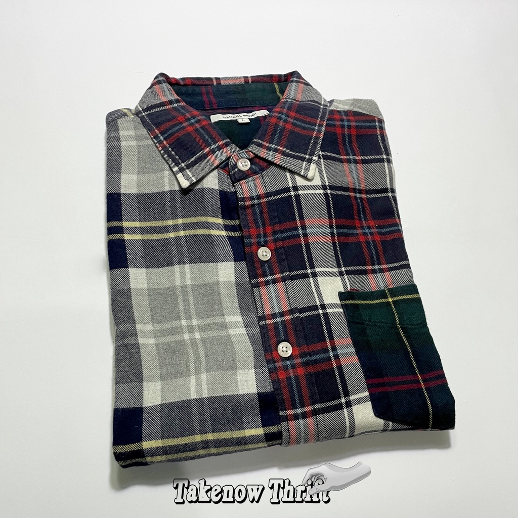 KEMEJA FLANEL GLOBAL WORK