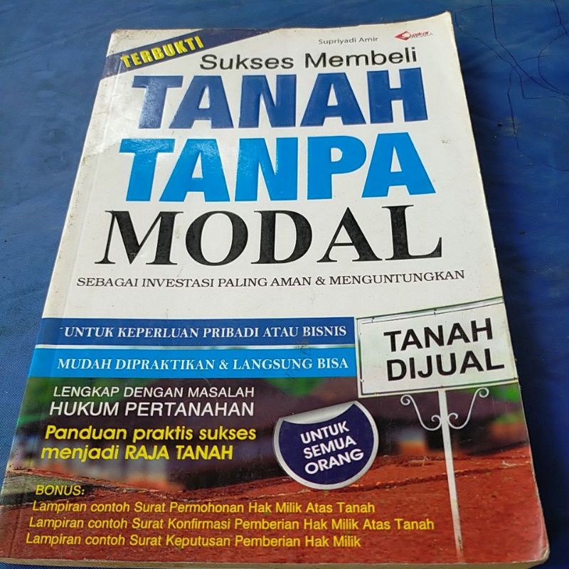 

buku sukses membeli tanah tanpa modal