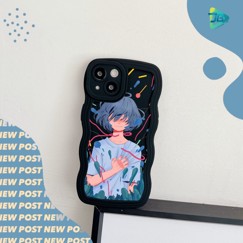 CUSTOM SOFTCASE SILIKON GELOMBANG WAVY CUSTOM DIAGON FOR XIAOMI REDMI 4A 4X 5A A1+ 6 6A 8 8A PRO 9 9A 9C 10A 9T 10 5G 2022 10C C40 POCO X3 PRO M3 M5 NOTE 4 4X 5 5A PRIME 7 8 9 10 11 12 PRO JB8119