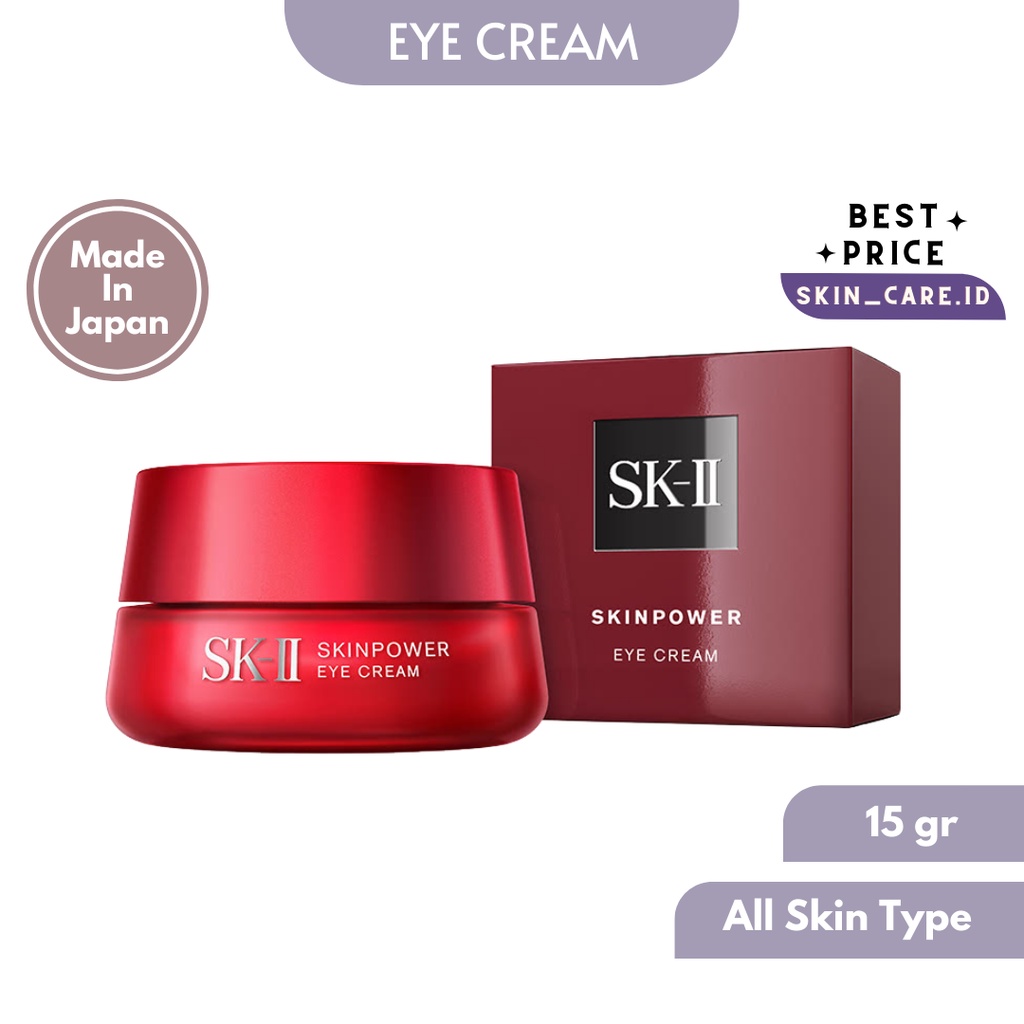 (Original) (Bpom) SK II SK-II SK 2 SK-2 Skinpower Skin Power Eye Cream 15gr - Pelembab Mata