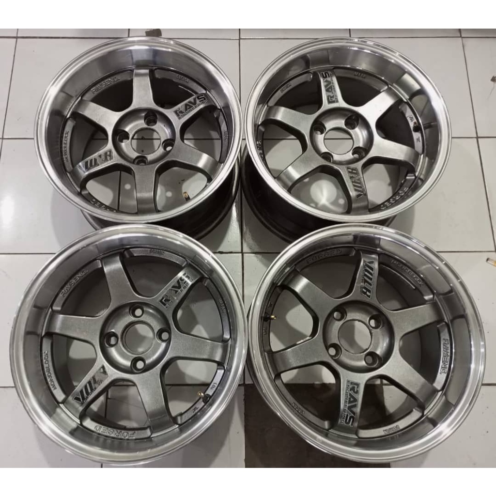 VELG MOBIL RACING VOLK RAYS RING 15X8 PCD 4X100 ET25