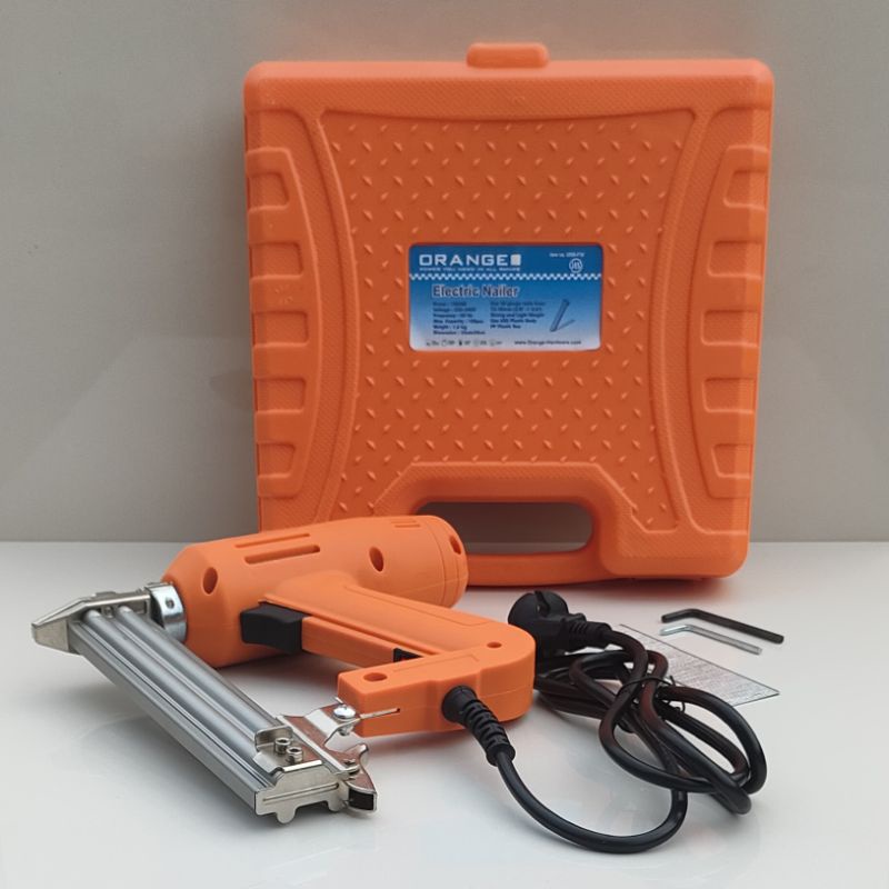 GUN HEKTARE F30 LISTRIK 1800WAT ORANGE ELECTRIC NAILER GUN MESIN PAKU TEMBAK