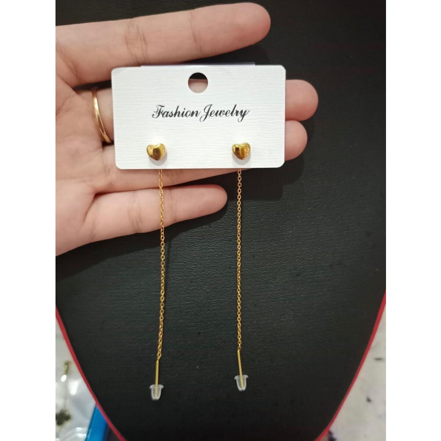 TITANIUM ANTING GIWANG PERHIASAN WANITA LOVE