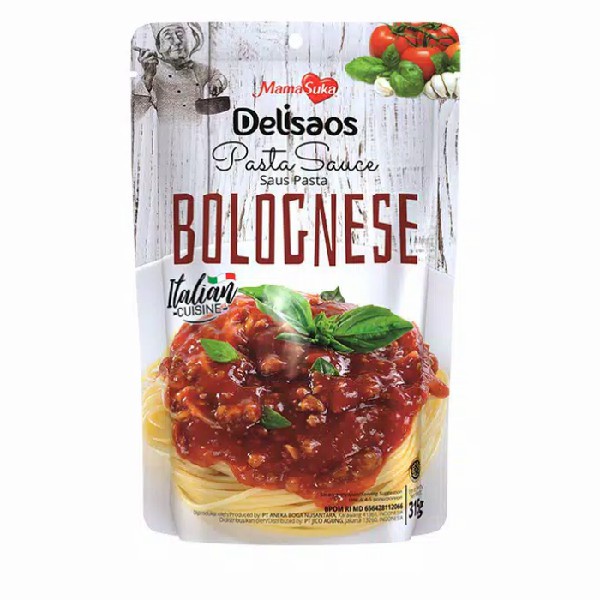 MAMASUKA DELISAOS PASTA SAUCE BOLOGNESE 315 GR