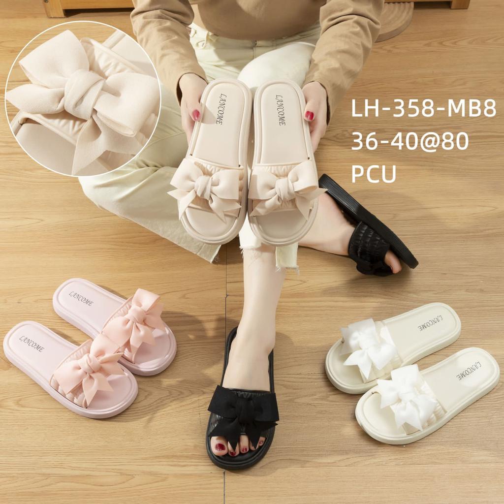 C Sandal Fashion Karet Slip On pita TREND WANITA Import 358