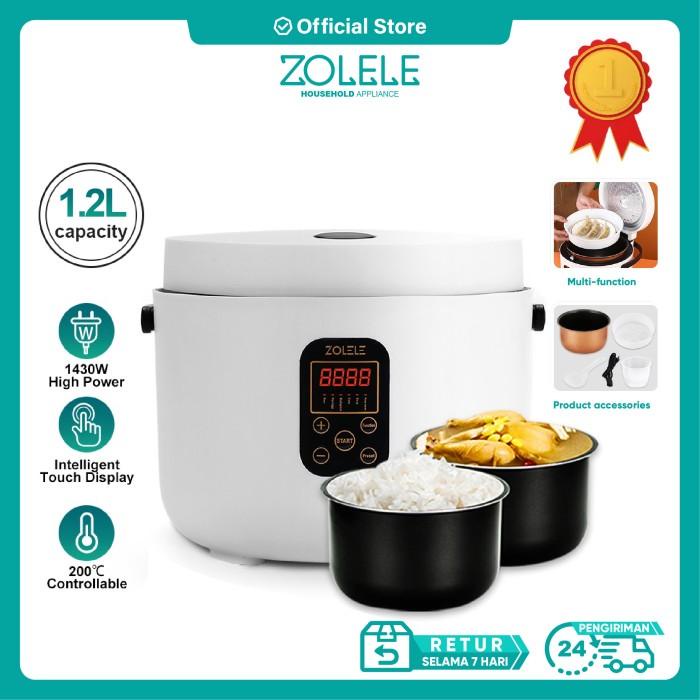 ZOLELE Smart Rice Cooker Magic Com 3L Penanak Nasi Multi Cooker Pot