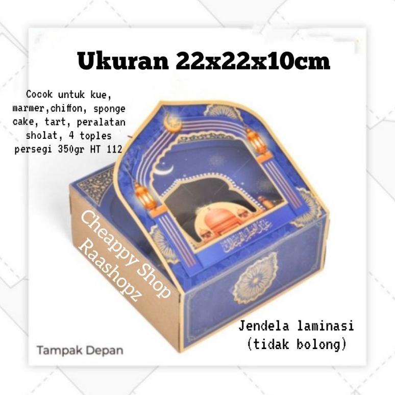 

IDUL FITRI BLUE ELEGANT BOX LEBARAN 22X22 X10CM BOX IDUL FITRI 4 TOPLES 350GR PERSEGI BOX LEBARAN CHIFFON BOX LEBARAN LAPIS LEGIT BOX LEBARAN BROWNIES BOX LEBARAN SPONGE CAKE TART BOX HAMPERS LEBARAN SOUVENIR IDUL FITRI BOX RAMADHAN .