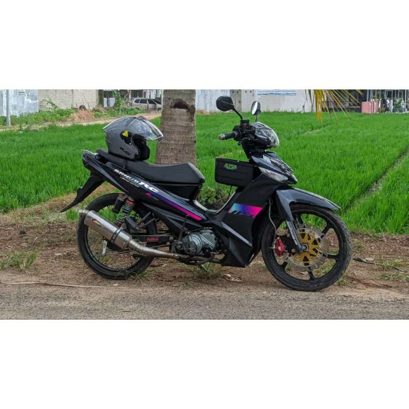 STRIPING STICKER YAMAHA VEGA ZR SIRIUS RC TRANSPARAN