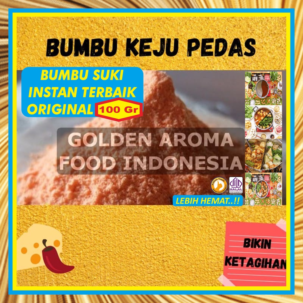 

Bumbu Shabu Instan Keju Pedas 100Gr Hotpot Sample Rasa Spicy Cheese Kecil Halal Suki Steamboat Sabu Kuah Soup Original Stemboat Steambot Steamboot Sukiyaki Grill Bakar Instant Gafi Murah Enak Terbaik Premium Promo Rekomendasi