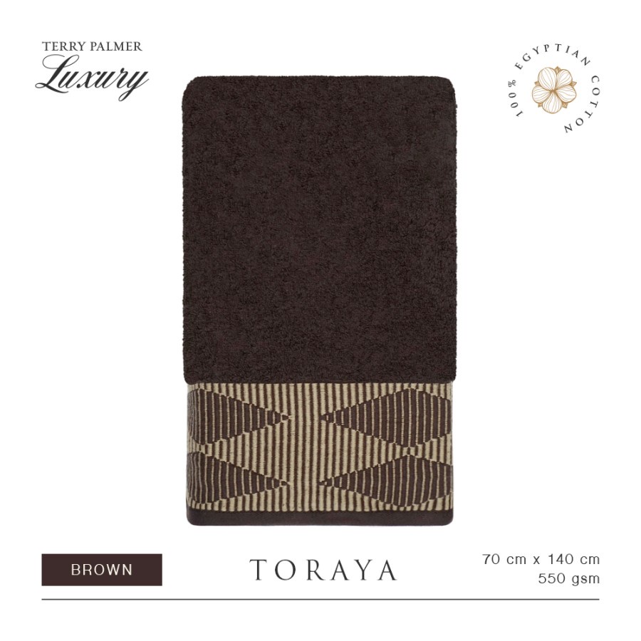 HANDUK MANDI DEWASA TERRY PALMER LUXURY EGYPTIAN TORAYA 70 x 140 CM SERAP AIR