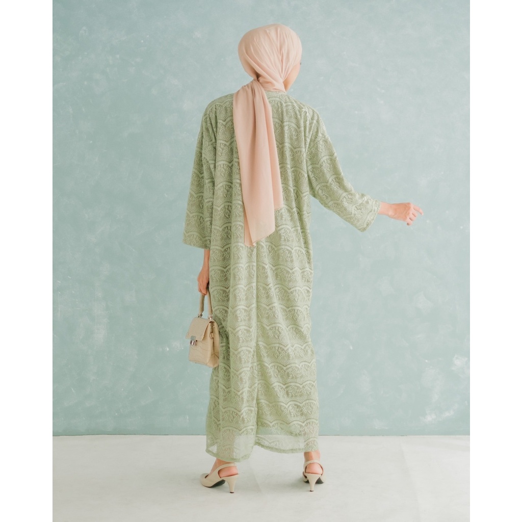 Myrubylicious FAYELA KAFTAN KODE BN2539 | KAFTAN | DRESS MUSLIMAH | DRESS BROCADE