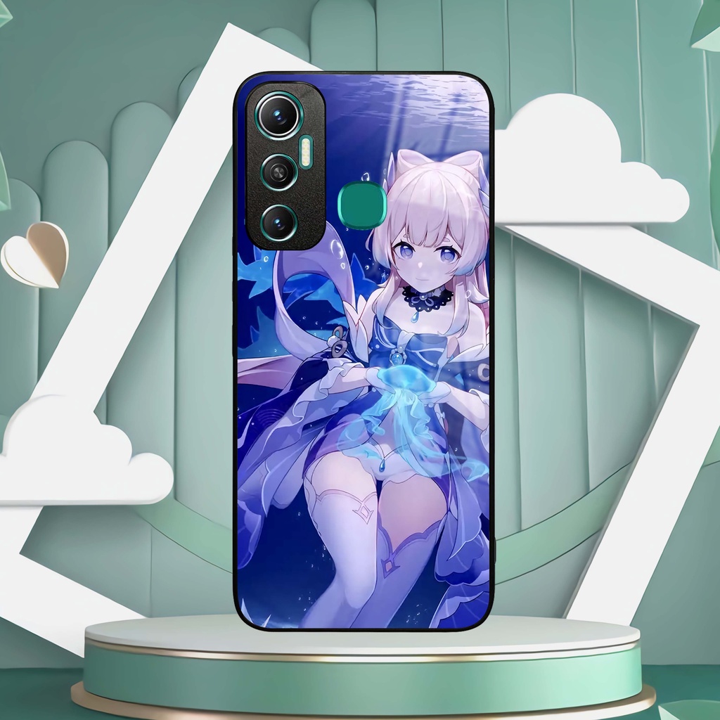 (MT60) Case Kilau Infinix Hot 11 | Casing Hp Infinix | Pelindung Smartphone Seven Case | Genshin