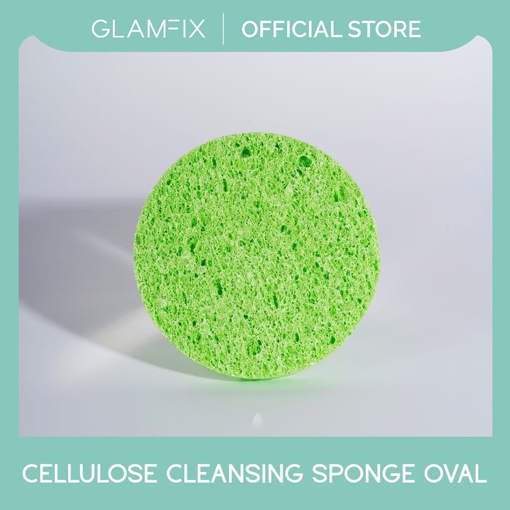 Glamfix Cellulose Cleansing Sponge 1 Pcs - Spons Pembersih Wajah