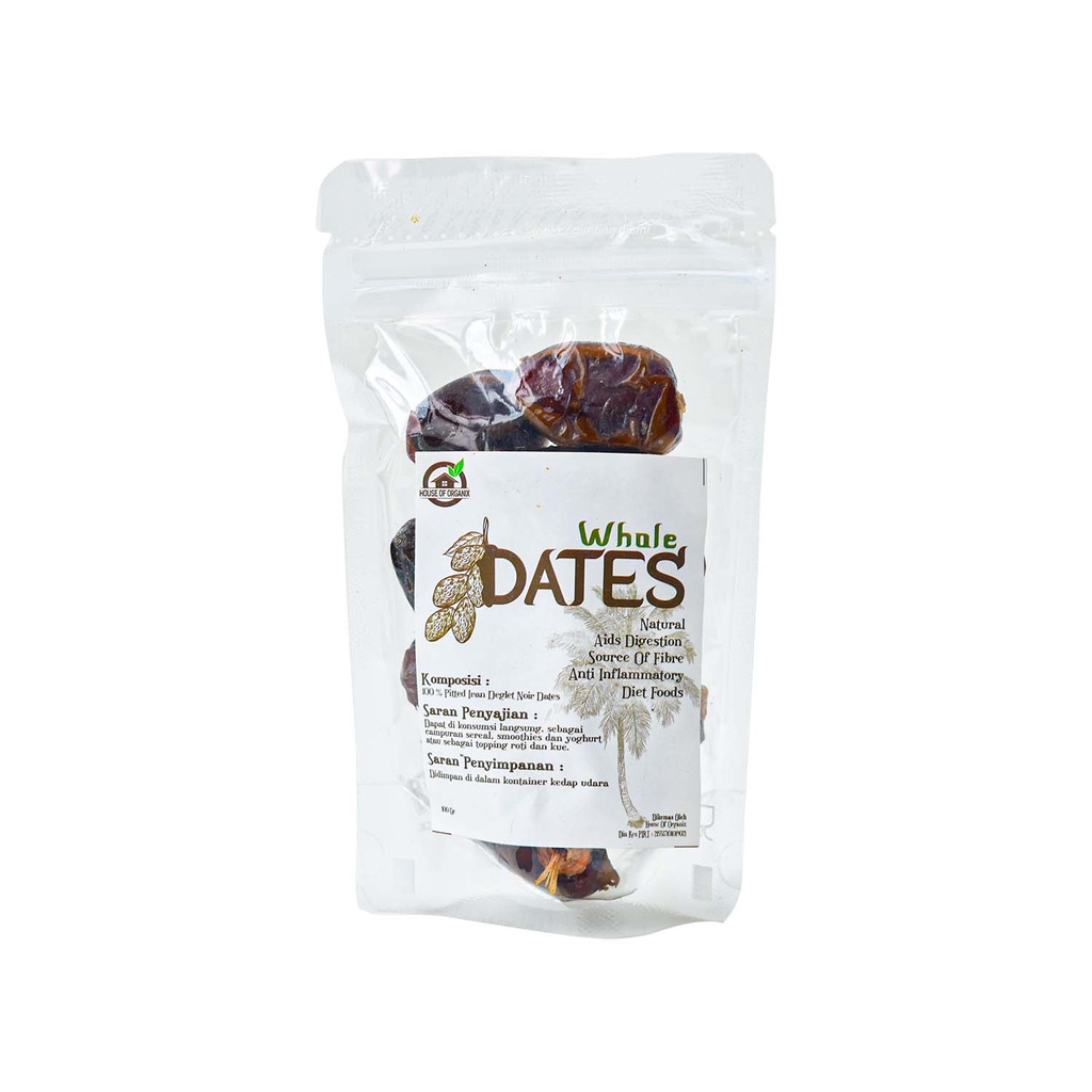 

Dates Whole (Kurma Biji) 100 Gr