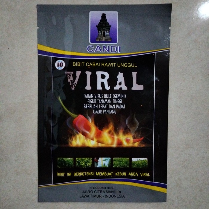 Bibit Cabe Rawit VIRAL 10gr - Benih Cabe VIRAL - Crm Ori 212 Kaliber