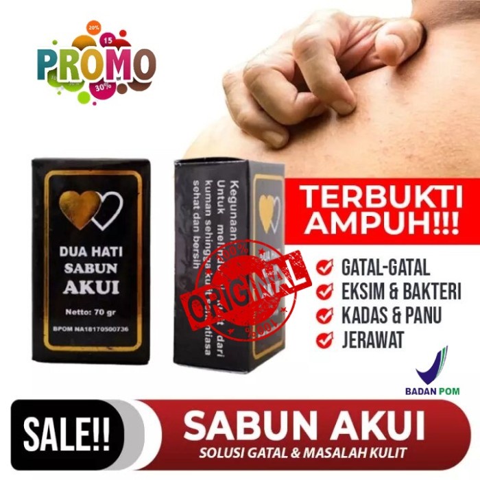 SABUN Belerang AKUI DUA HATI 100 % ORIGINAL