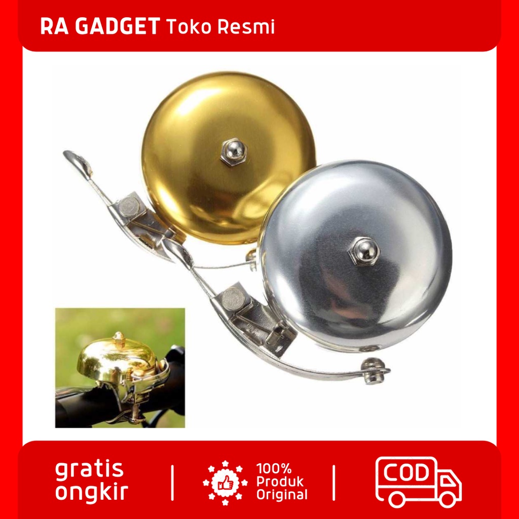 Bell Sepeda Retro Mini Bicycle Cycling Horn Universal / Bell Klakson Lonceng Sepeda Ontel Onthel Kla